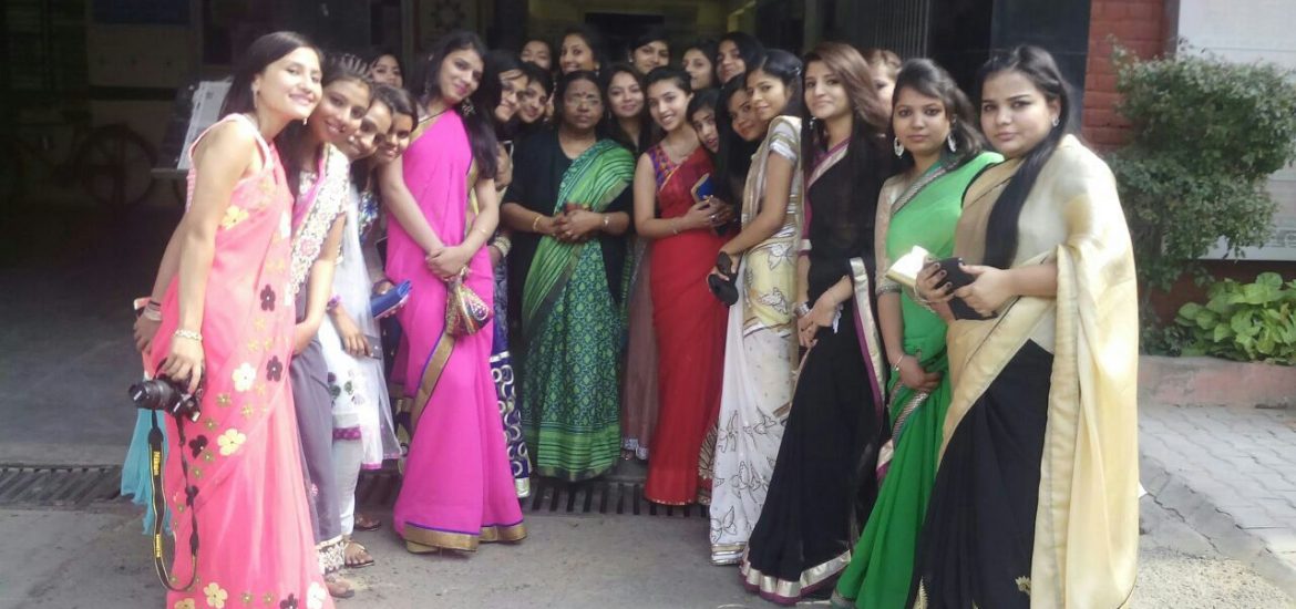 Group of girls in saree