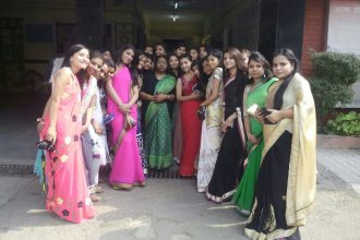 Group of girls in saree