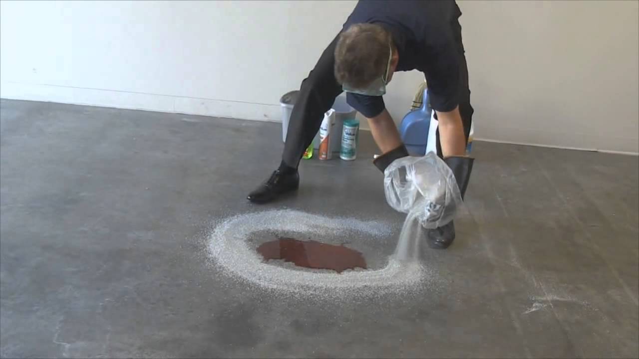 blood to clean up