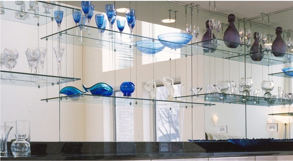 Wall Mounted Glass Shelves, Glass Wall Shelving Ideas