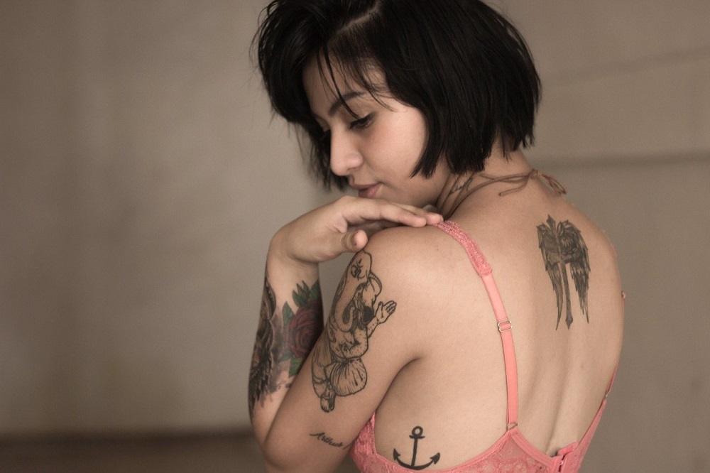 woman tattoo