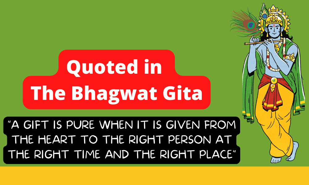 quoted in the Bhagwat Gita
